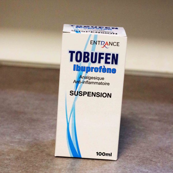 Tobufen Suspension – Ibuprofen 100mg/5ml (100ml Bottle)